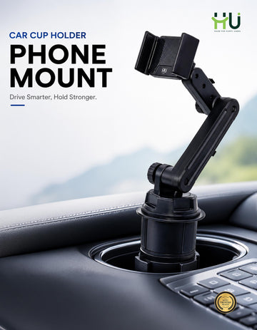 HU Car Cup Holder Phone Mount