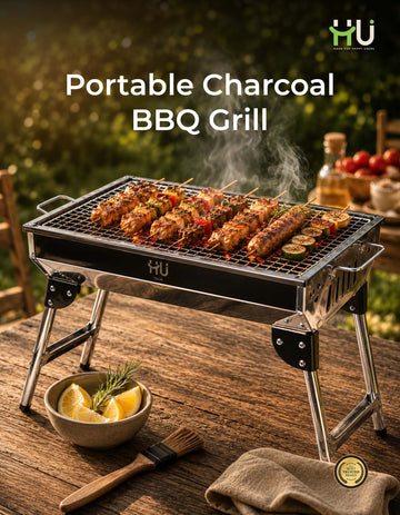 Portable Charcoal BBQ Grill