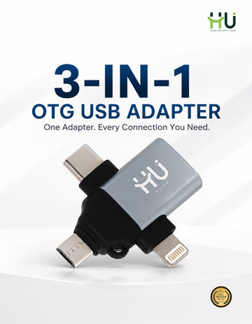HU 3-in-1 OTG USB Adapter