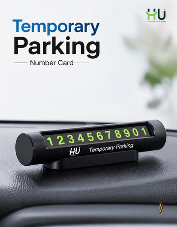 HU Luminous Parking Number Plate