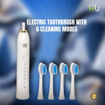 Sonic Electric Toothbrush (6 Cleaning Modes)-White