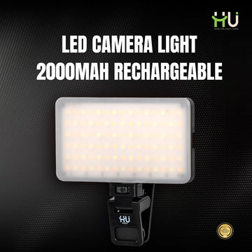 LED Camera Light 2000mAh Rechargeable