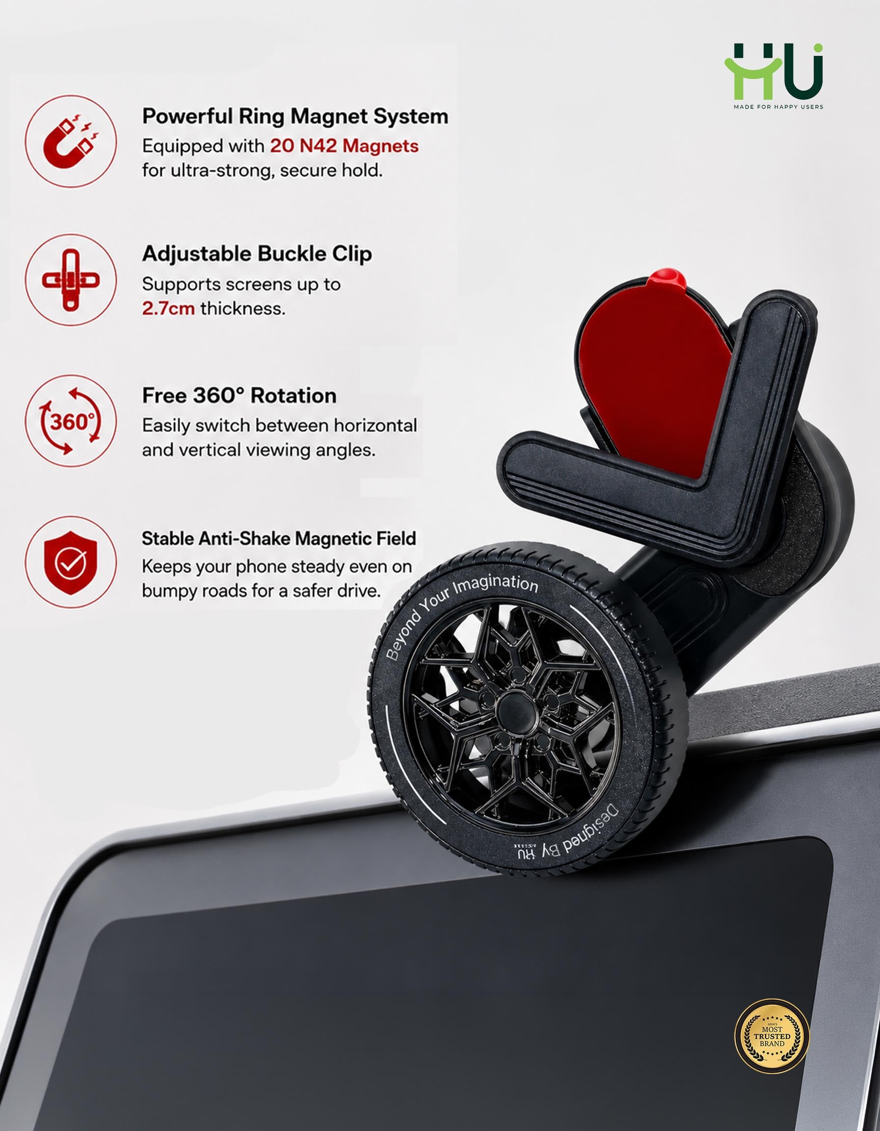 Magnetic Car Screen Phone Holder