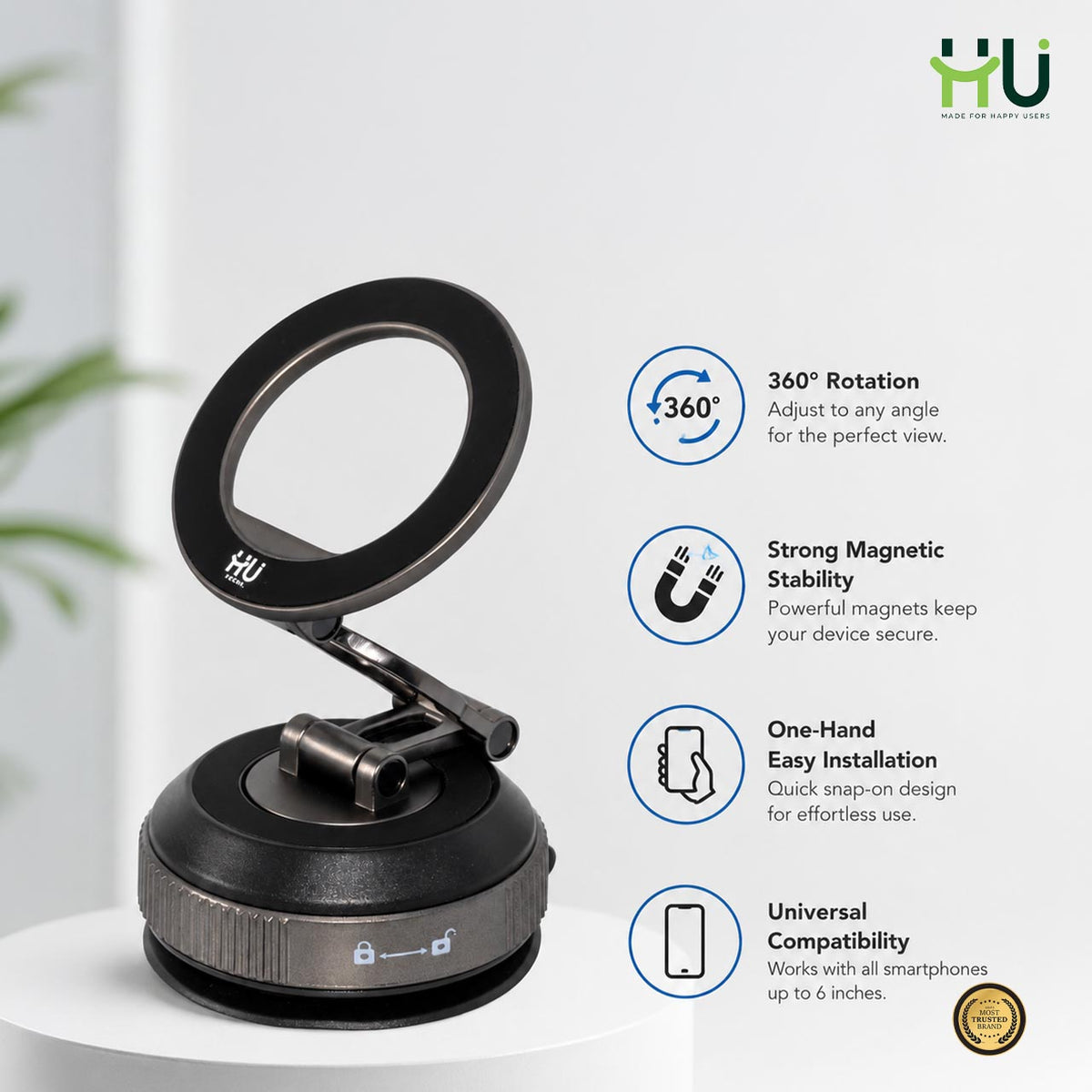 HU 360° Magnetic Phone Holder