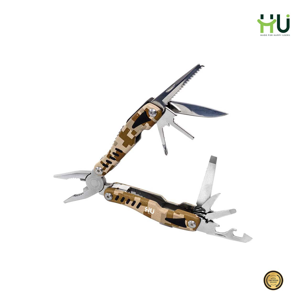 8-in-1 Stainless Steel Multi Tool Pliers