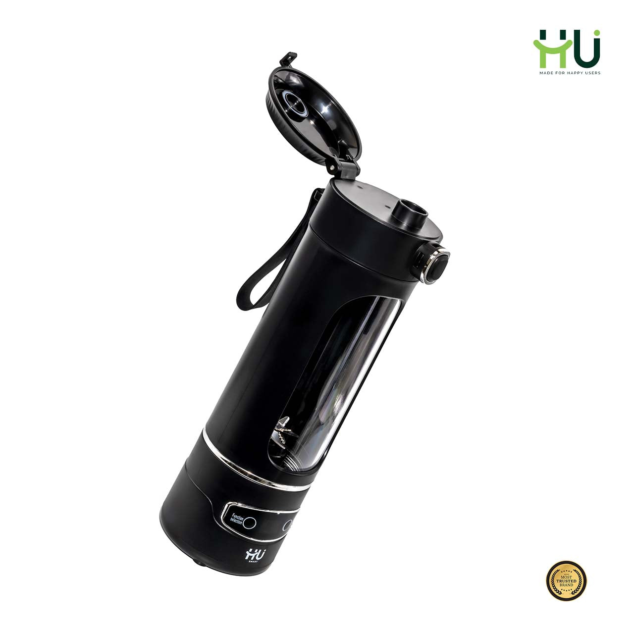 Rechargeable Portable Smoothie Blender(600ml)-Black