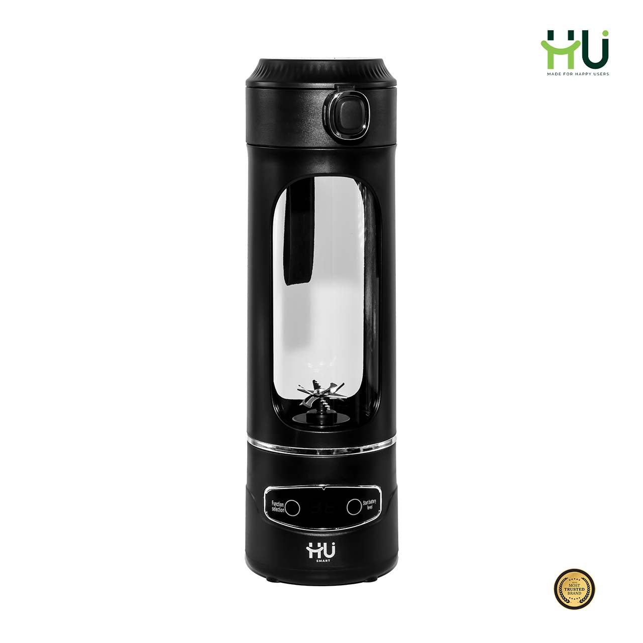 Rechargeable Portable Smoothie Blender(600ml)-Black