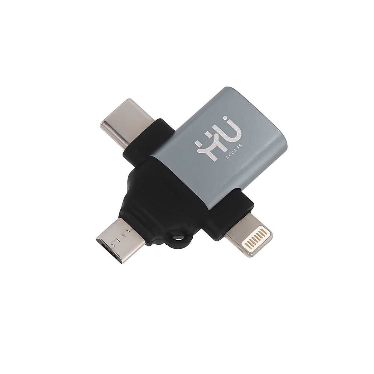 HU 3-in-1 OTG USB Adapter