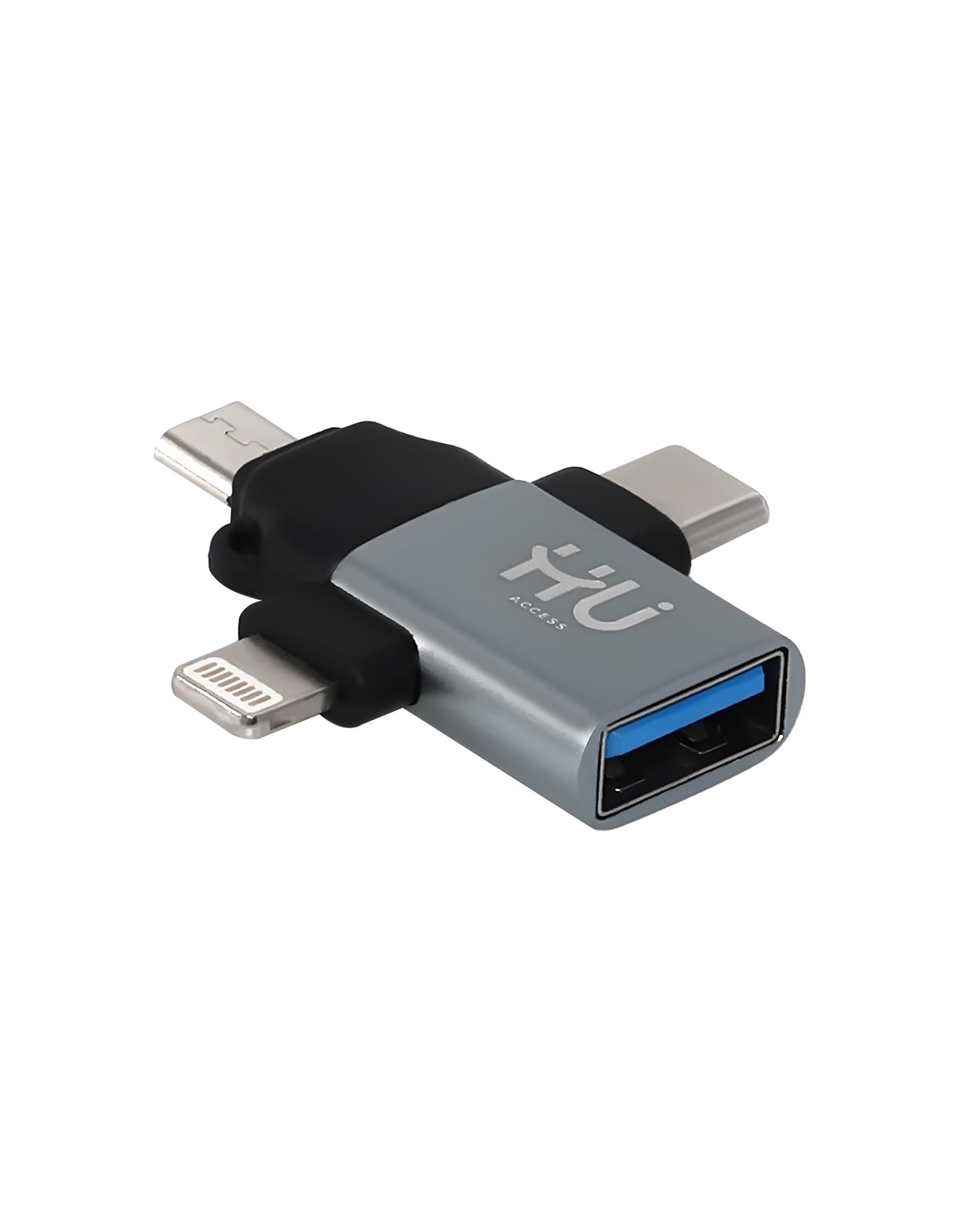 HU 3-in-1 OTG USB Adapter